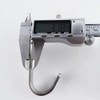Deezio Extra Strong Stainless Steel Screw Single Hooks, Coat Hooks,