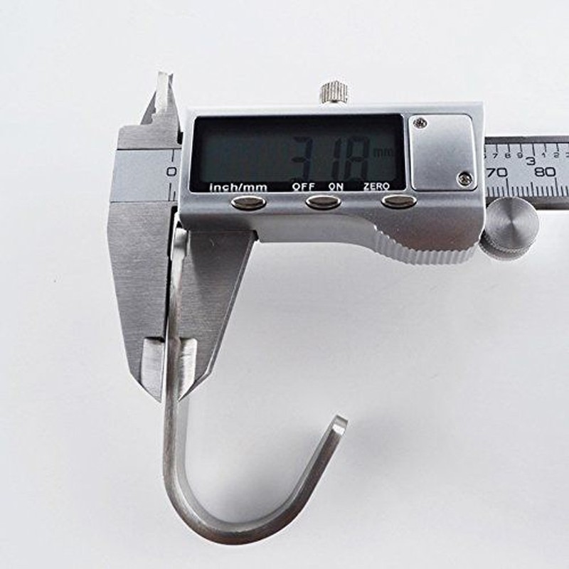 Deezio Extra Strong Stainless Steel Screw Single Hooks, Coat Hooks,