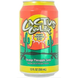 Cactus Cooler Orange Pineapple Soda - 12 Oz (6 - Pack)