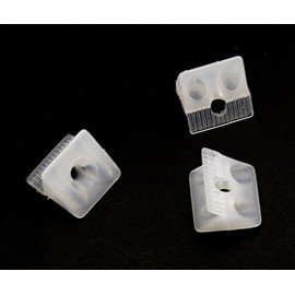 50Pcs Furniture Chest Drawer Bottom Repair Fixing Mend Mending Wedges White