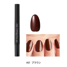 OMD Charm Stick Removable Nail Color Gel, 0.08 fl oz (2.5 ml), #07, Peel Off Gel, All-in-One Gel Nails, Base Gel, Soak Off Gel, Soak Off Color Gel, Pedicure, Made in Japan, Removable, Do It Yourself Nail Salon Art