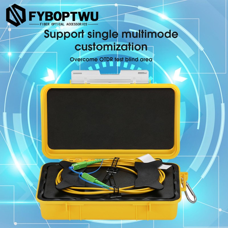 FYBOPTWU - OTDR Launch Cable Box SC/APC-SC/APC Singlemode SM（9/125） Extension