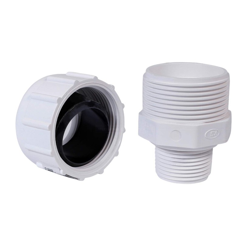 Midline Valve 587DB034 PVC Compression x Male Adapter Pipe Fitting;
