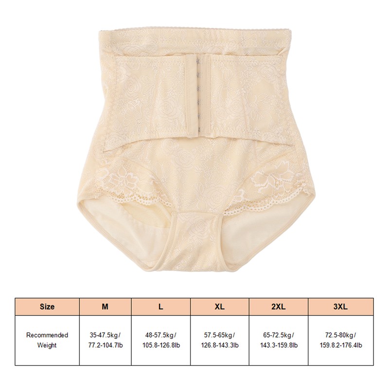 Postpartum Underwear Middle Waist 2 Layers Hook and Eye Breathable