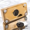 MIJOMA Money Box with Lock - Gold Bar Design, Ceramic,