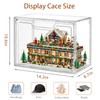 Freebat Stackable Storage Bins, Clear Acrylic Display Case, 5-Pack Acrylic