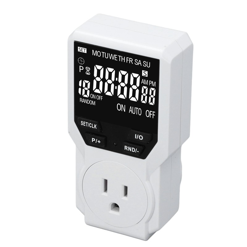 Outlet Timer Large VA Screen Multi Functional Countdown Short Cycle