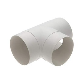 Equal T 100mm / 4" Splitter Piece Pipe ducting Hose Connector Ventilation