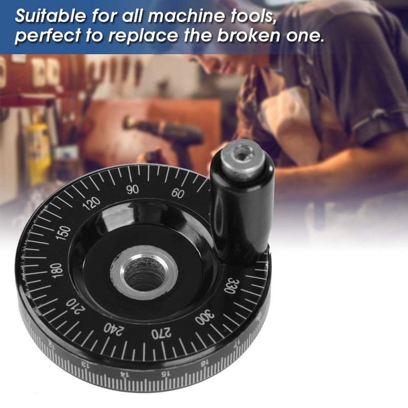 Hand Wheel for Milling Machine, 63 mm Solid Bakelite Hand