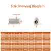 5 Pcs Wire Rope Clips, Stainless Steel 304 Hole Wire