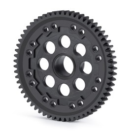 BRKRC Medium Carbon Steel Spur Gear (61T/M0.8/32P) Main Gear for Arrma 1/10 Gorgon 4X2 Mega 550 Brushed Monster Truck RTR-ARA3230 RC Car Upgrade Parts