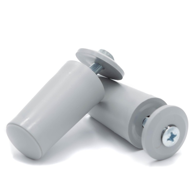 8 x roller shutter stoppers, colour: grey/brown/white/anthracite/black (grey closed)
