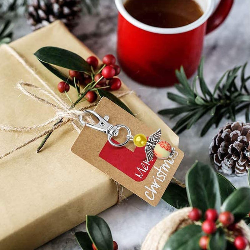 Guardian Angel Pendant, Creative Angel Keyring, 32 Pieces Guest Gifts,