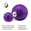 Monkimau Girls' Double Stud Earrings Made of 925 Sterling Silver