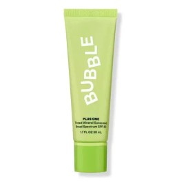 Protector solar Bubble Plus One Tinted Mineral Sunscreen 40FPS en crema 50mL