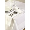 Satin Band Napkin - Colour: White. Dimensions: 559 x 559mm (22 x 22""). Pack quantity: 10.