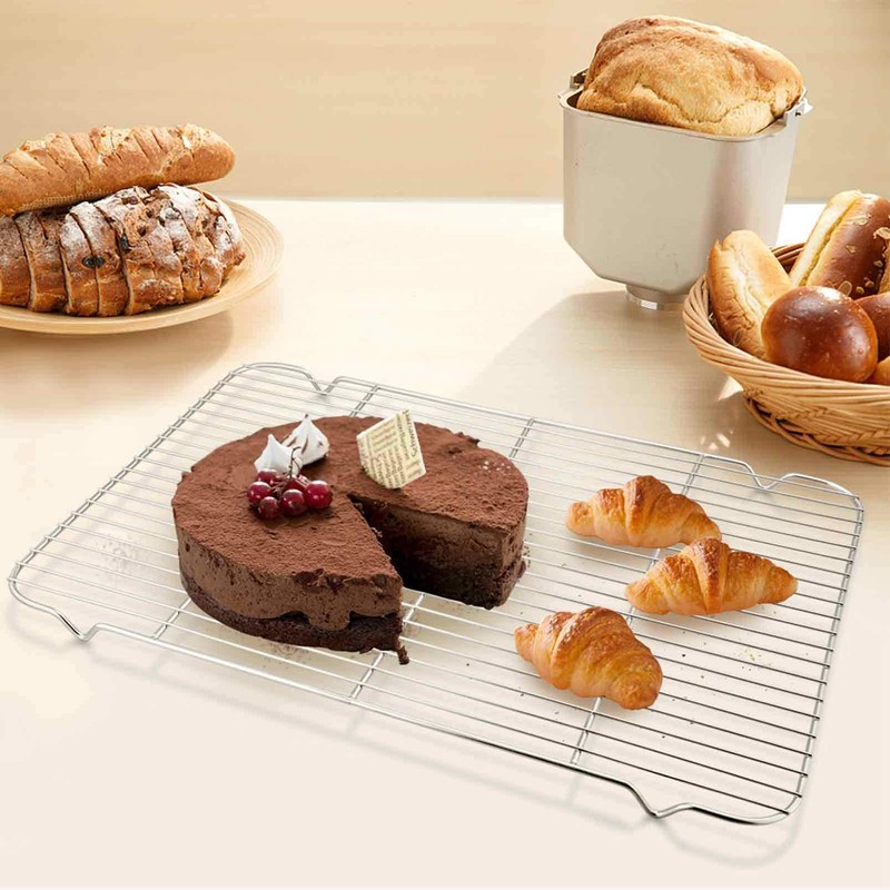 TeamFar Baking Sheet with Cooling Rack, Stainless Steel Half Size
