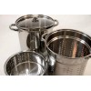 Cook Pro 12 Qt 4 Piece 18/10 Stainless Steel Multi-Cookware