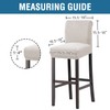 H.VERSAILTEX 100% Waterproof Bar Stool Cover Stretch Counter Stool Pub