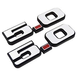 2x Zorratin Old 5.0 Fender Emblem Replacement for 1979-1993 ford Mustang F150