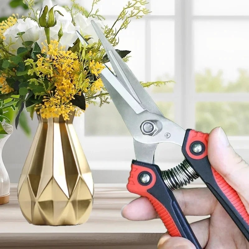 WeedGuard Garden Pruning Shears Bypass Stainless – Durable Space-Saving Construction
