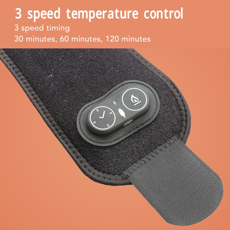Electric Heated Wrist Brace 3 Temperature Gears Timing Hot Compress