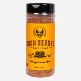 John Henry's Smokey Peach Rub Gluten Free Brisket Chicken Fish Veggies 11 oz