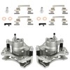 BRAKEUS Front coated Brake Caliper + Ceramic Pads fit for