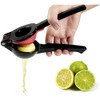 Squeezy Lime and Lemon Squeezer Cast Aluminium Black Edition Metal