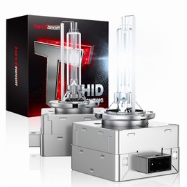 Torchbeam D1S HID Bulb, 6000K Diamond White Xenon Bulbs, High Low Beam HID Bulbs for HID Assembly, Pack of 2