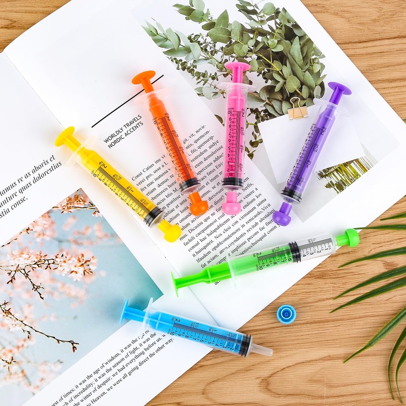 12 Pcs 10 ml Syringe, Wiederverwendbar Plastic Syringe, Syringe with