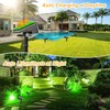 T-SUNUS Solar Lights Outdoor Green 20 LEDs Solar Spot Lights
