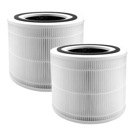 240 True HEPA 14 Air Purifier Filter Replacement, Compatible with PuroAir 240 Air Cleaner Purifier, 3-in-1 High-Efficiency Activated Carbon, 2 Packs