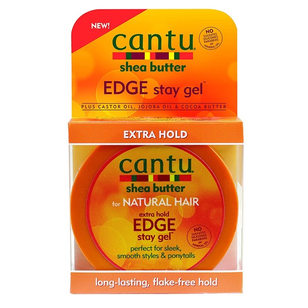Cantu Extra Hold Edge Stay Gel, 2.25 oz. (07569-12/4EU)