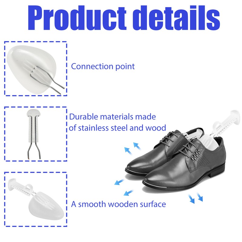 WANNUOQI 4 Pairs Shoe Tree, Plastic Shoe Trees for Women,