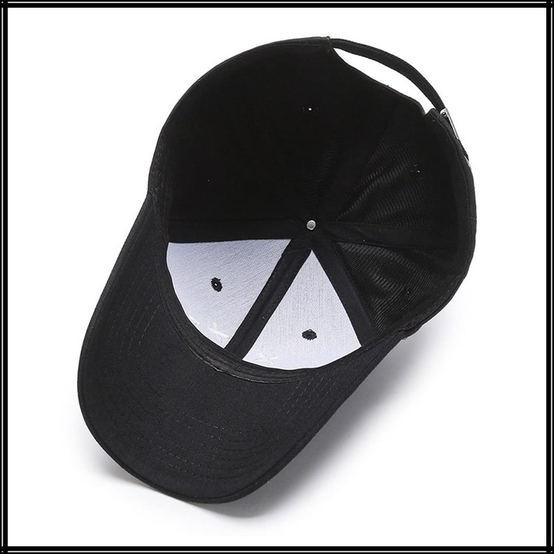 White Fang CA472 Men's Logo Hat, Cap, Smile, Character Design,