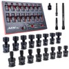 AKM TOOL 3/8" Drive Universal Impact Socket Set, 20 Piece