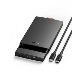 UGREEN 2.5-inch SSD Hard Drive Case, USB C 3.1 Gen 2 Connection Standards, UASP Compatible, 6 Gbps High Speed Transfer Speed, 2.5 Type, Hard Disk Case, SATA 9.5mm/7mm, 6TB Large Capacity, HDD/SSD
