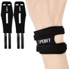 Clcyricher TFCC Wrist Support, Sports Wristband, Set of 2, Black,