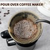 Mongdio Pour Over Coffee Maker, Ceramic Pour Over Dripper, Coffee