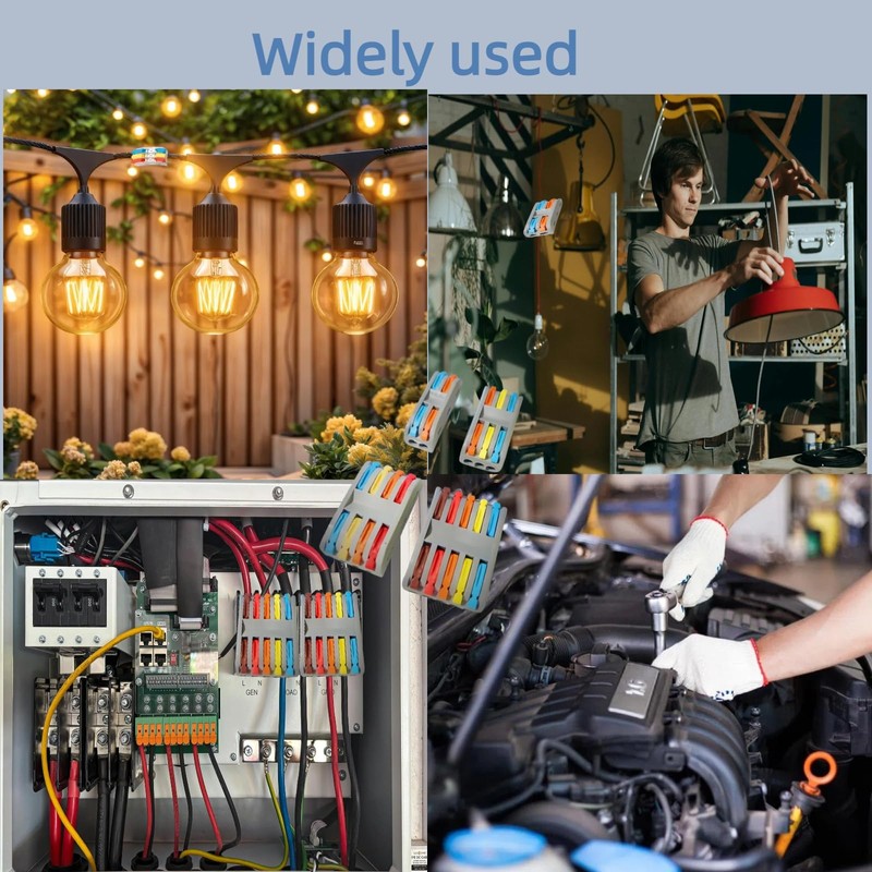 Wire Connectors Butt Terminals Double Wire Plug in Electrical Splicing