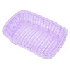 STOBAZA 1pc Purple Baskets Bins for Shelf Storage Organizing Woven