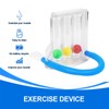 Breathing Trainer, Breathing Trainer with 3 Colourful Balls, 3 Chamber