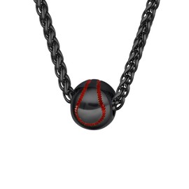 Mens Baseball Chain Softball Necklace for Men Cool Ball Pendant Baseball Jewelry Gifts