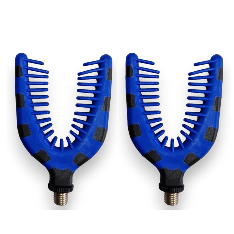 TJR 2 Fishing Rod rest Gripper Heads Rear Butt rest