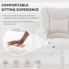 Teddy Fabric Home Office Chair with High Adjustability Feature for