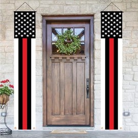 Firefighter Theme Porch Sign Banner,Firefighter Theme Banner For Fireman Graduation Party Retirement Party Birthday Party Decoration,Firefighter Appreciation