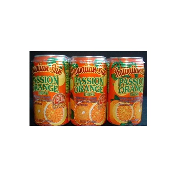 Hawaiian Sun Passion Orange Juice (12 cans)