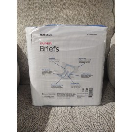 McKesson Super Briefs Unisex Large 44" - 58" 18 Count New/Unopened
