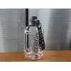 Sports Water Bottle, 1.7L Capacity, Leakproof Design, Black and Grey,